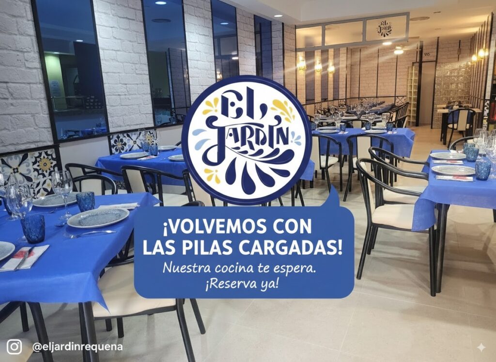 volvemos tras las fiestas restaurante el jardin